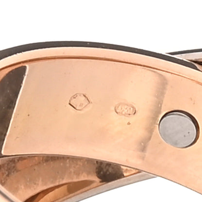 Cartier 18K White Pink Gold 5.5mm Astro LOVE Ring 50 5.25