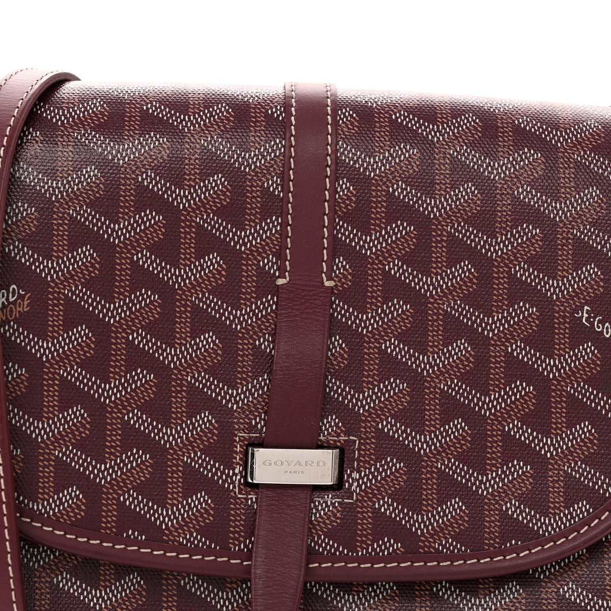 Goyard Goyardine Belvedere II PM Messenger Bag Bordeaux