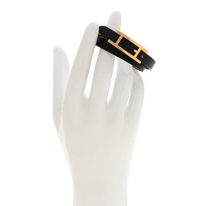 Hermes Chamonix Tadelakt Behapi Double Tour Bracelet T2
