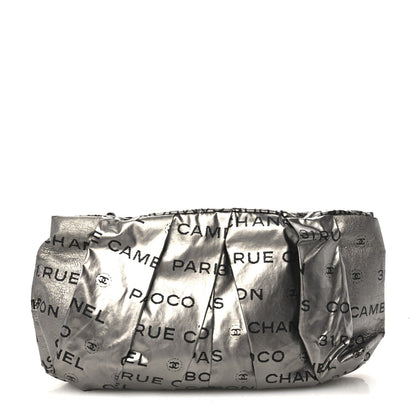 Chanel Coated Canvas Unlimited Clutch Silver 1985367