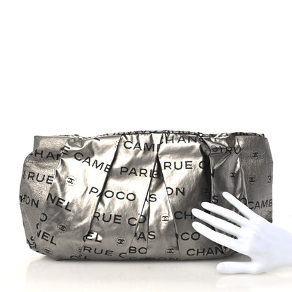 Chanel Coated Canvas Unlimited Clutch Silver 1985367