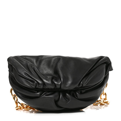 Bottega Veneta Nappa The Belt Chain Pouch Black