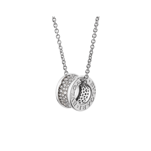 Bvlgari 18K Gold Diamond B.zero1 Necklace