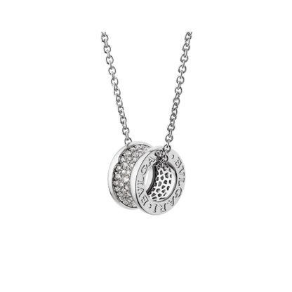 Bvlgari 18K Gold Diamond B.zero1 Necklace