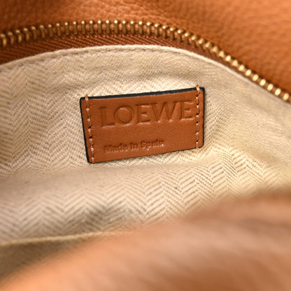 Loewe Grained Calfskin Small Puzzle Bag Tan