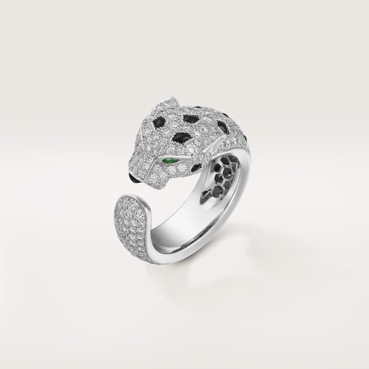 18K Gold Diamonds Cartier Panthère De Cartier Ring