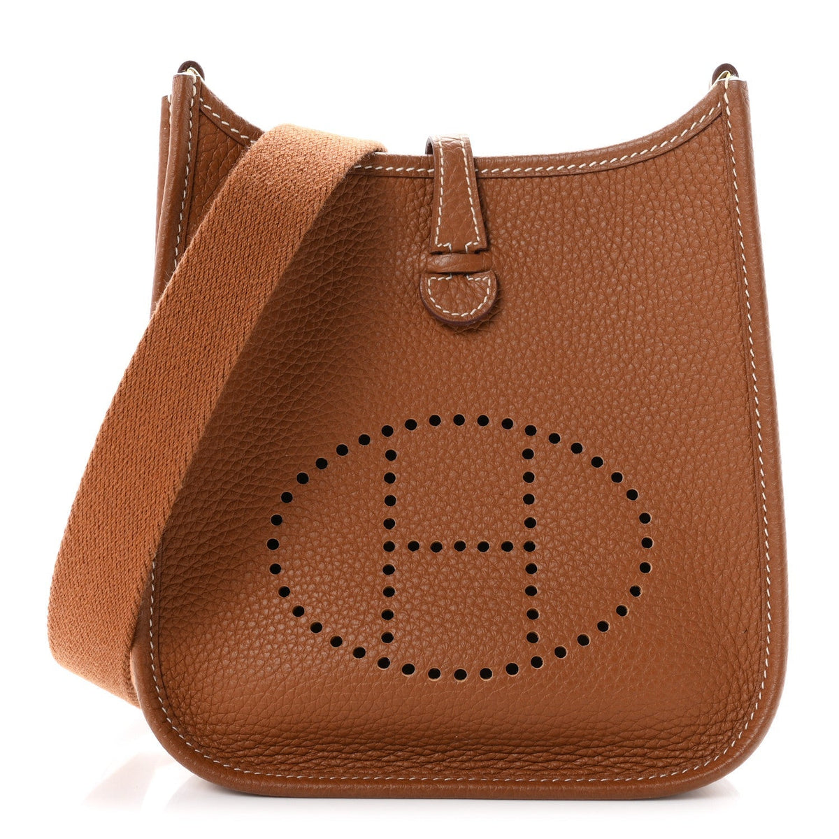 Hermes Taurillon Clemence Evelyne TPM Gold 1982765