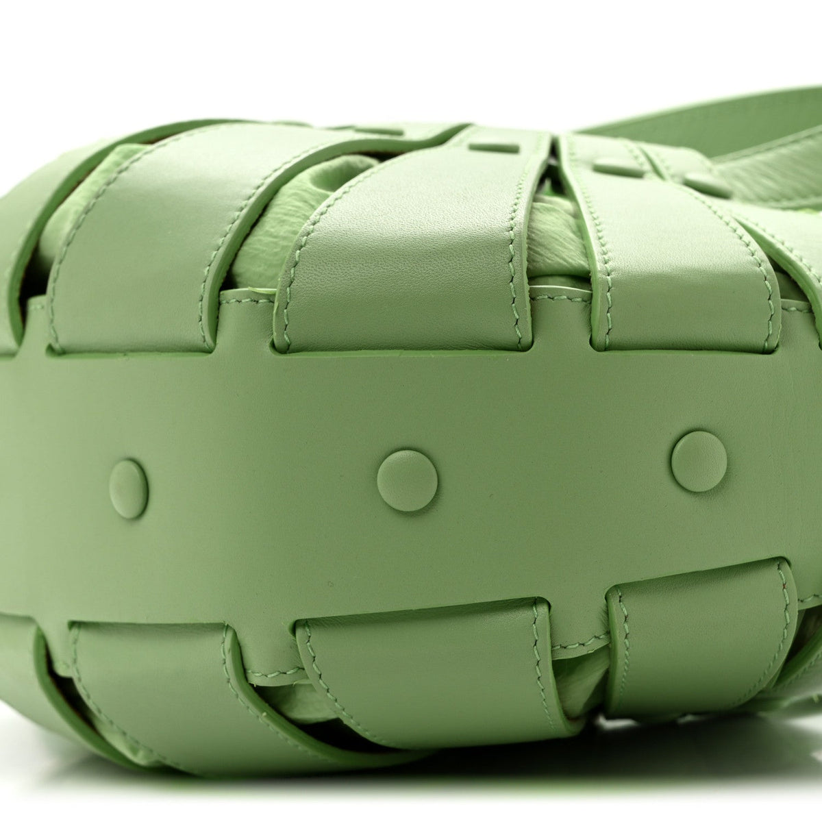 Bottega Veneta French Calfskin Small Shell Pistachio 1983030