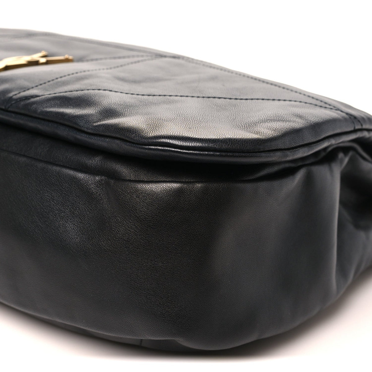 Saint Laurent Lambskin Matelasse Monogram Large Jamie 4.3 Shoulder Bag Black 1901958