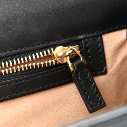 Gucci Guccissima Leather Medium Padlock Shoulder Bag Black