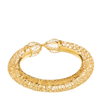 Parker & West 22K Yellow Gold Filigree Bangle Bracelet