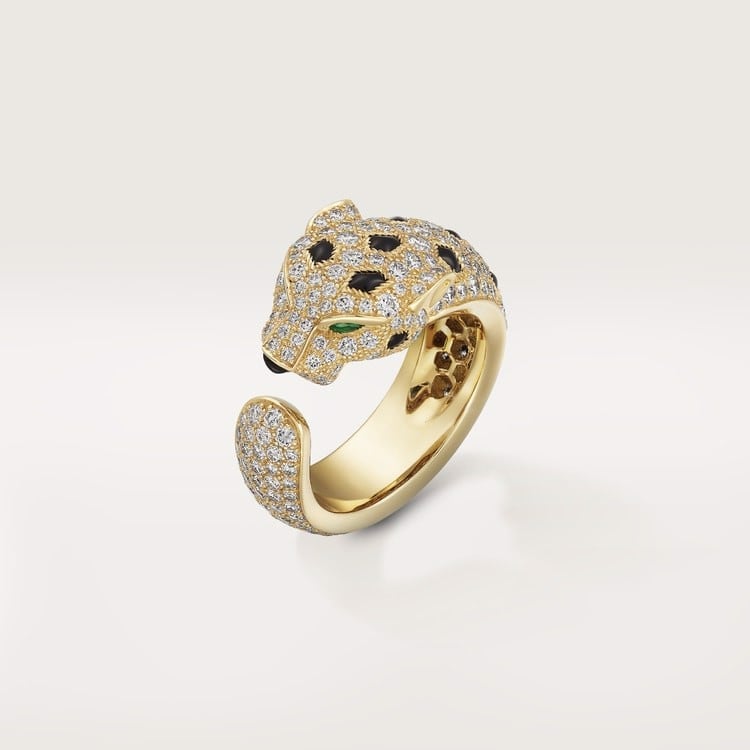 18K Gold Diamonds Cartier Panthère De Cartier Ring