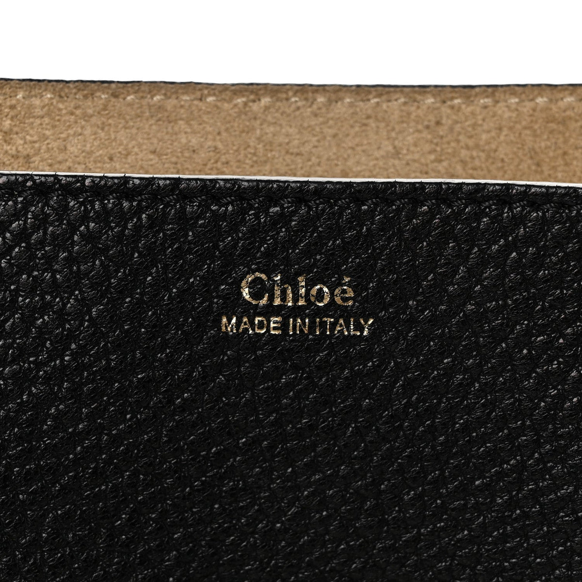 Chloe Grained Lambskin Drew Shoulder Bag Black