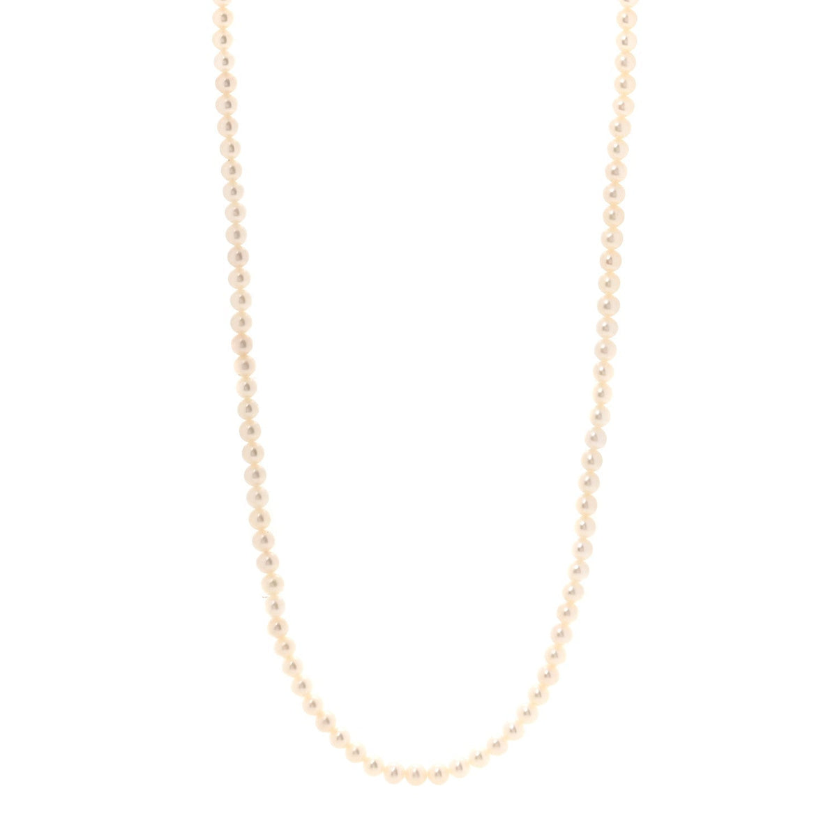 Tiffany Sterling Silver Diamond Cultured Pearl Return to Tiffany Wrap Necklace