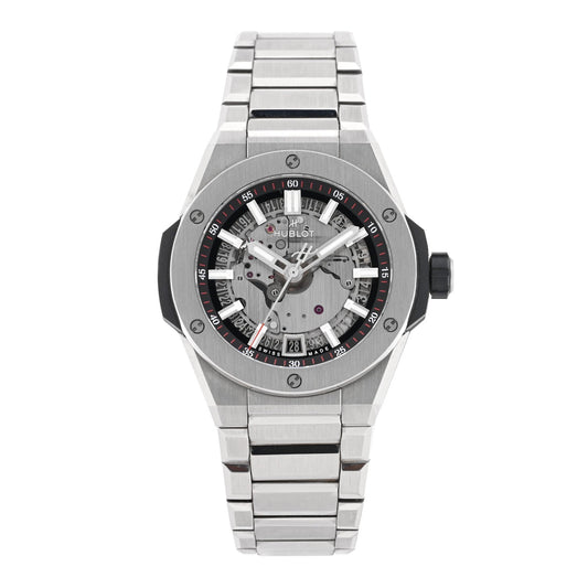 Hublot Titanium 40mm Big Bang Integrated Time Only Watch Silver 456.NX.0170.NX