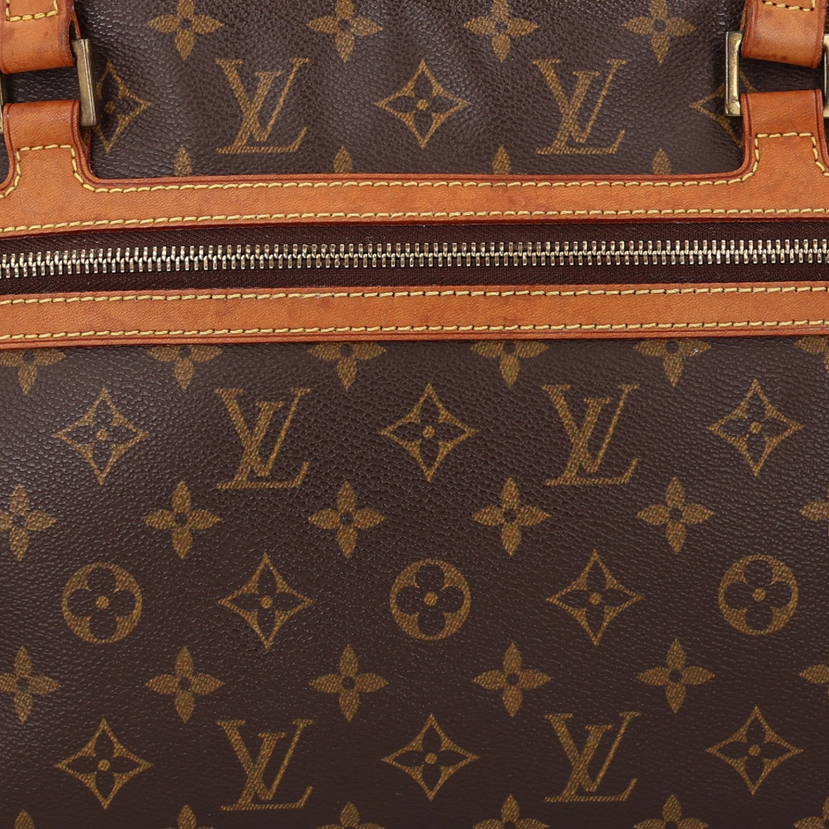 Louis Vuitton Monogram Canvas Cite GM Shoulder Bag Brown