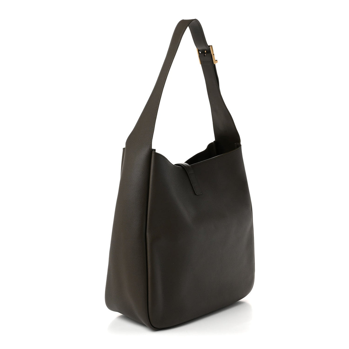 Saint Laurent Smooth Calfskin Large Le 5 A 7 Soft Hobo Light Musk