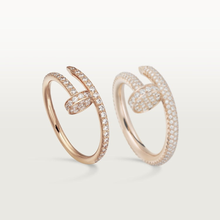 18K Gold Diamonds Juste un Clou Ring
