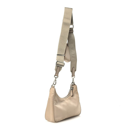 Prada Nylon Re-Edition 2005 Shoulder Bag Cammeo 1983689