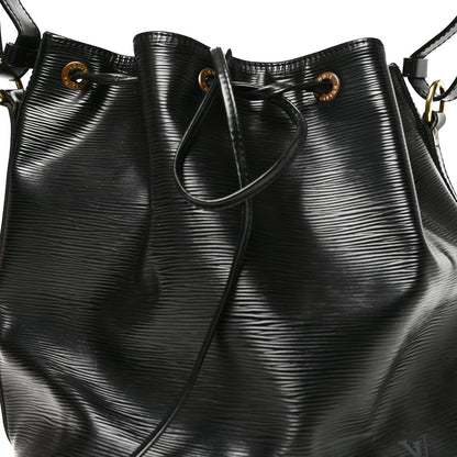 Louis Vuitton Epi Petit Noe Shoulder Bag Black