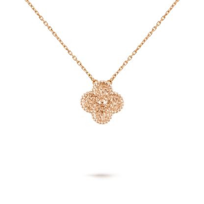 18K Gold VCA Vintage Alhambra Pendant