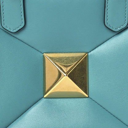 Valentino Garavani Nappa Small One Stud Handbag Marine Green