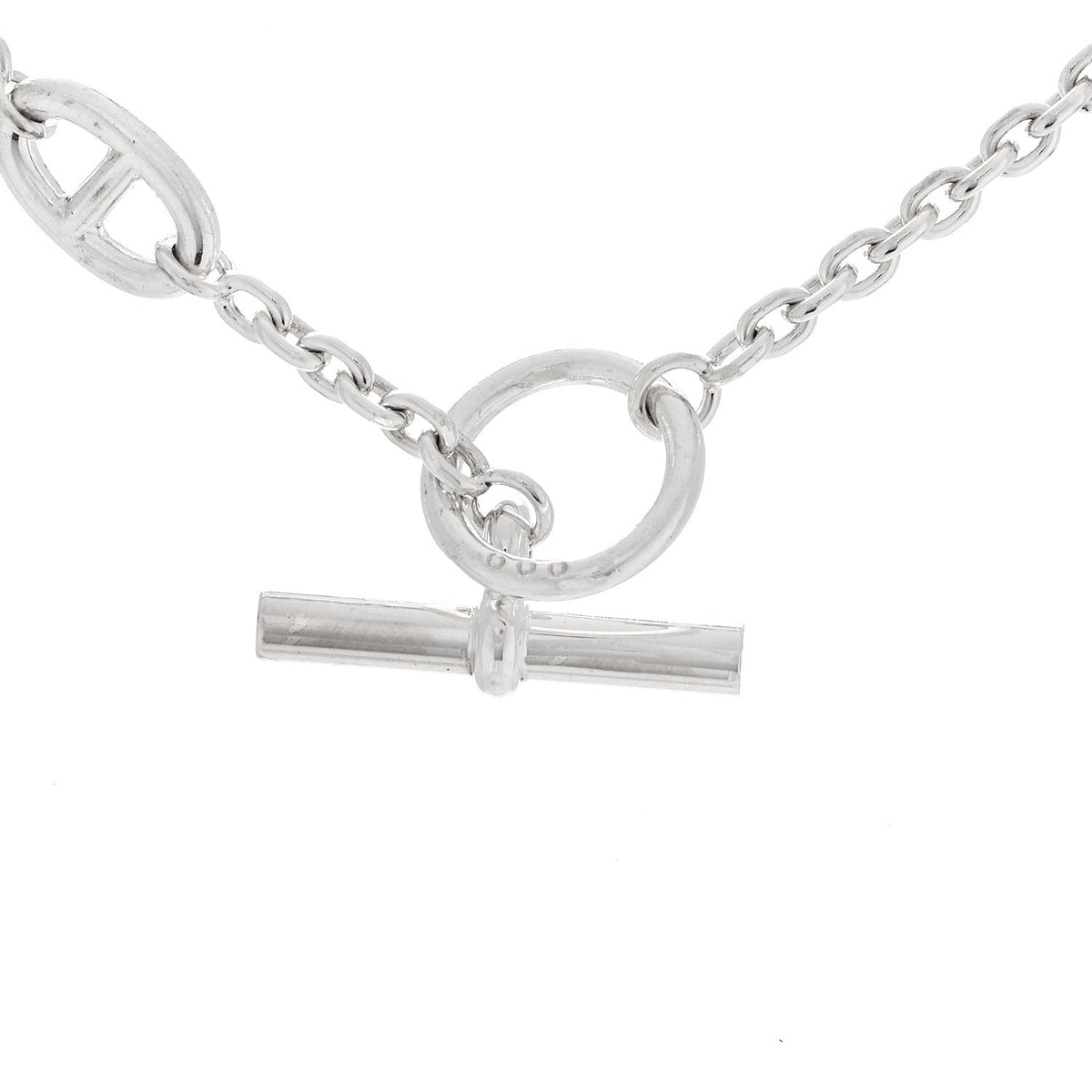 Hermès Sterling Silver Farandole Necklace 160
