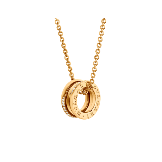 18K Gold Diamond B.zero1 Necklace