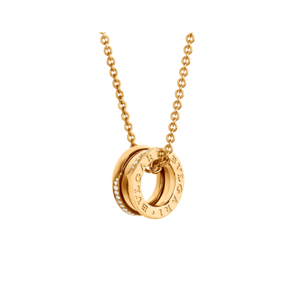 18K Gold Diamond B.zero1 Necklace
