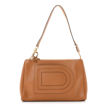 Delvaux Calfskin Louise Pochette Camel 1980322