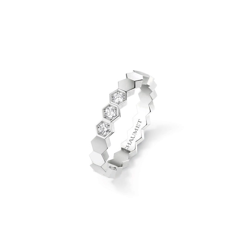 18K Gold Diamond Chaumet Bee My Love Ring