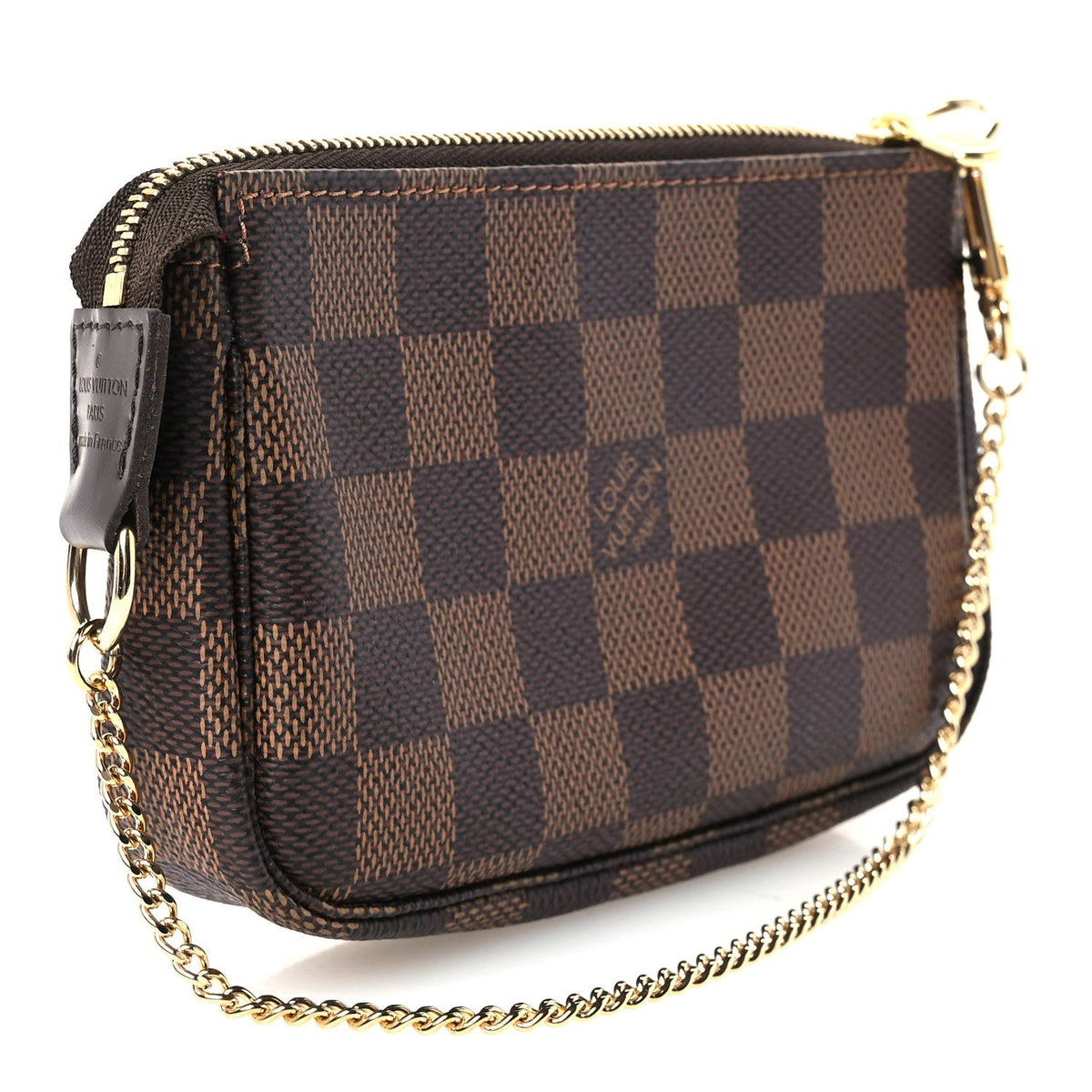 Louis Vuitton Damier Ebene Mini Pochette Accessories Brown 1964401