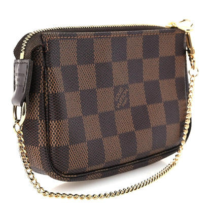 Louis Vuitton Damier Ebene Mini Pochette Accessories Brown 1964401