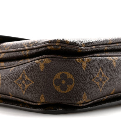 Louis Vuitton Monogram Pochette Metis Brown
