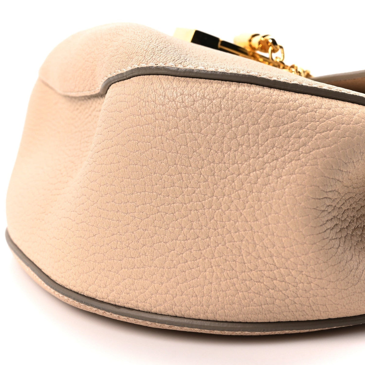 Chloe Grained Lambskin Drew Shoulder Bag Abstract White