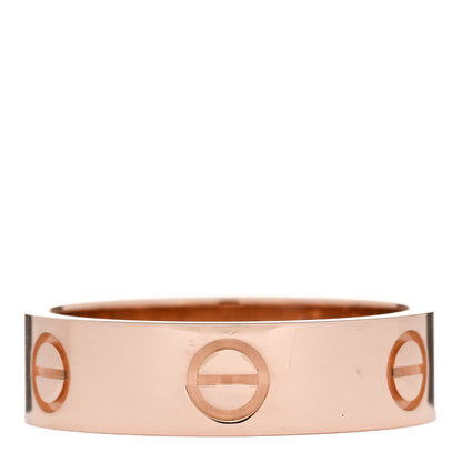 Cartier 18K Pink Gold 5.5mm LOVE Ring 56 7.5