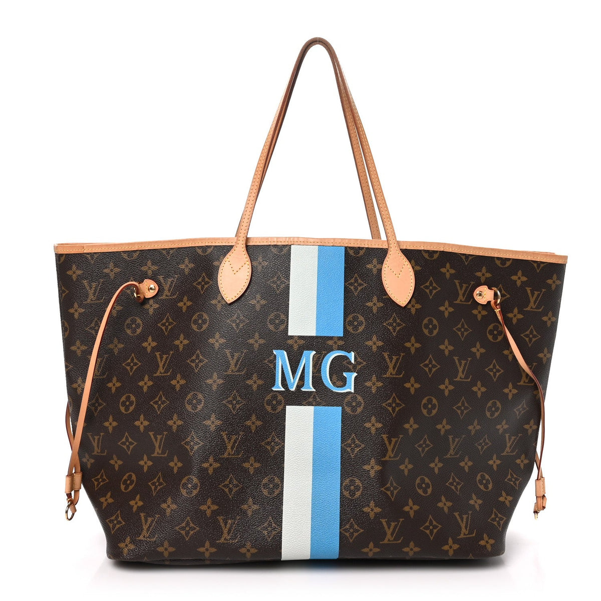 Louis Vuitton Monogram My LV Heritage Neverfull GM Bleu de France Vert Clair