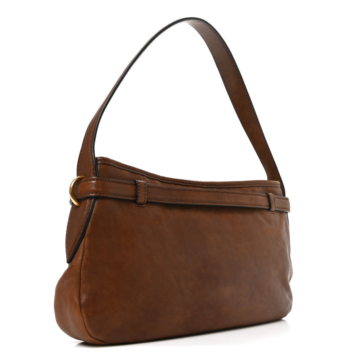 Miu Miu Nappa Aviator Regular Aventure Shoulder Bag Rovere
