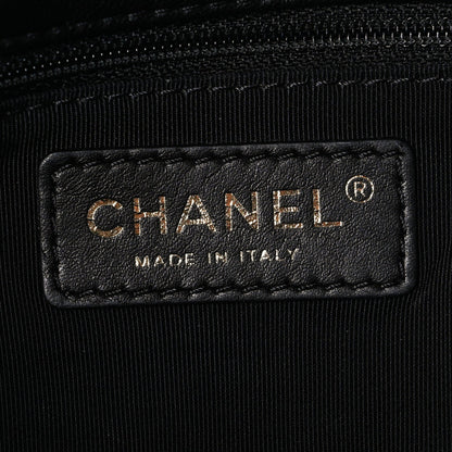 Chanel Lambskin Quilted Medium Mademoiselle Chic Flap Black