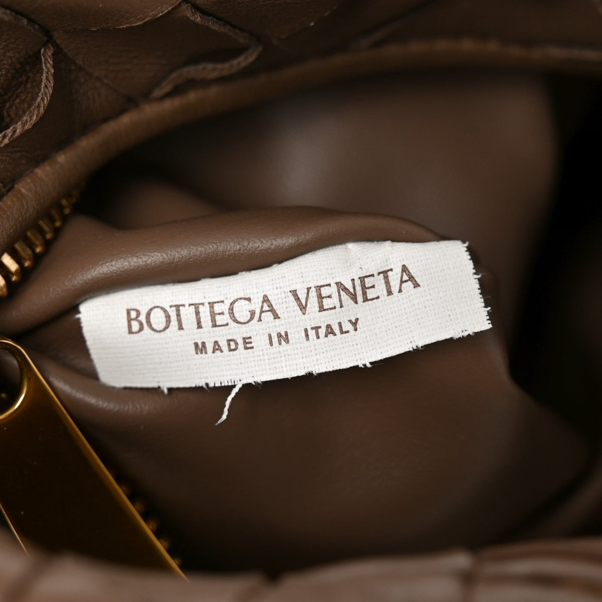 Bottega Veneta Nappa Intrecciato Mini Jodie Dark Taupe