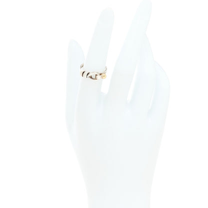 Tiffany Sterling Silver 18K Yellow Gold Hook Ring 53 6.25