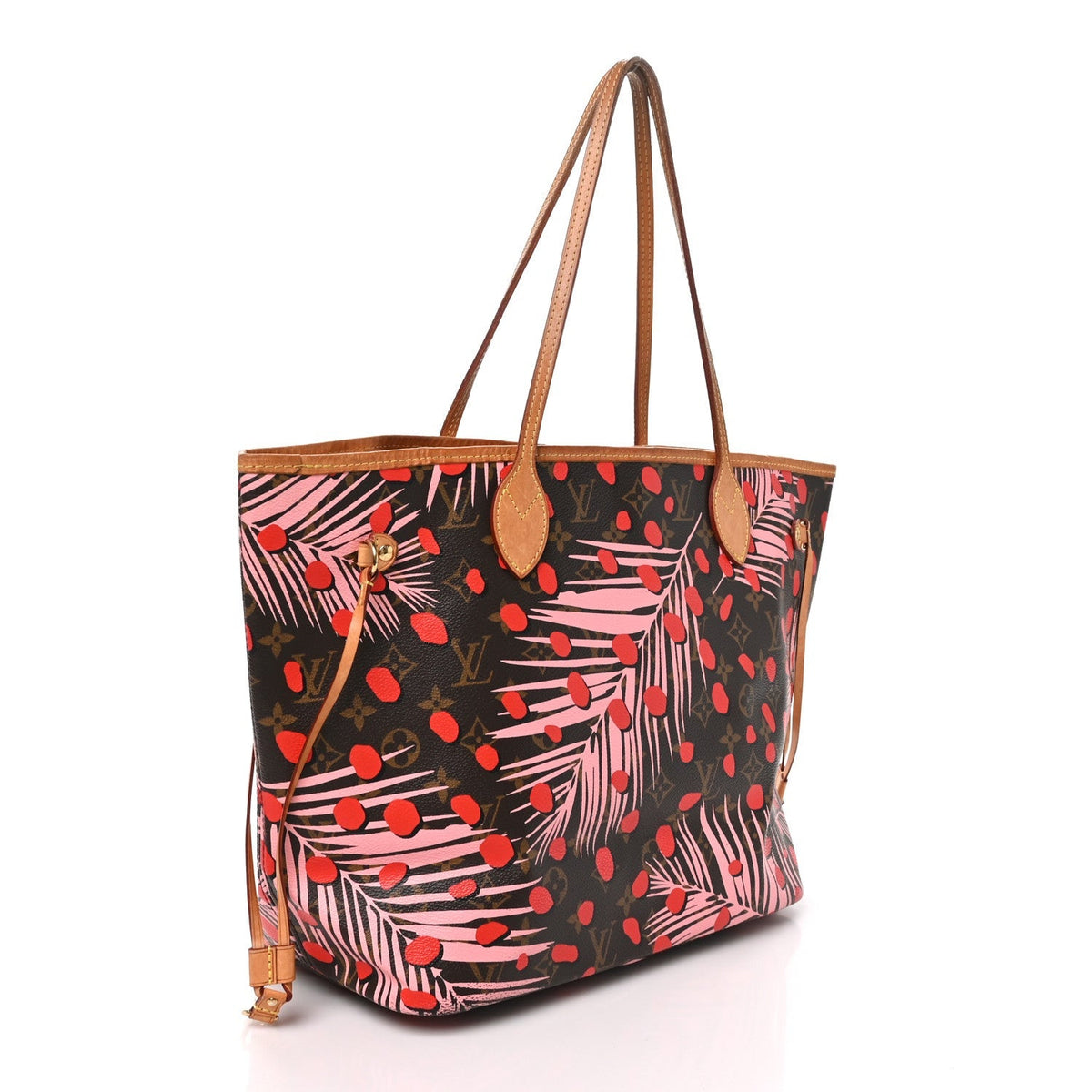 Louis Vuitton Monogram Jungle Dots Neo Neverfull MM Sugar Pink Poppy