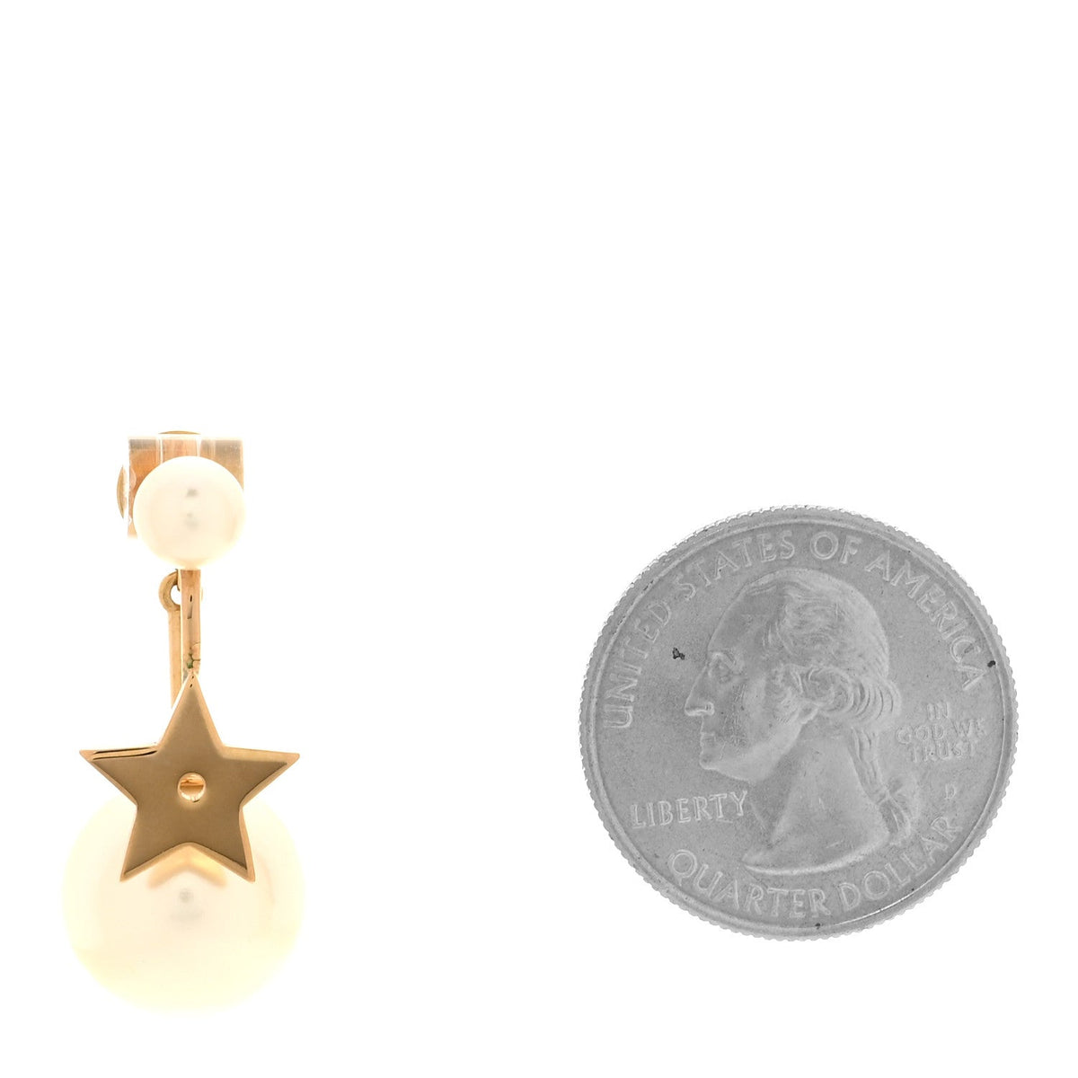 Christian DiorPearl My ABCDior Tribales Etoile Earring Gold