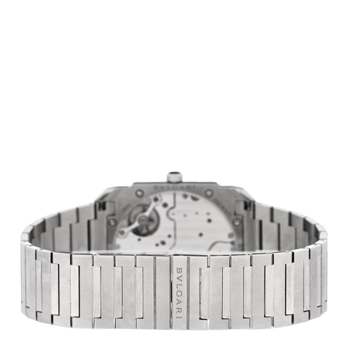 Bulgari Stainless Steel 40mm Octo Finissimo Automatic Watch Silver
