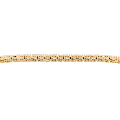 Parker & West 14K Yellow Gold Diamond 6.45ctw Tennis Bracelet
