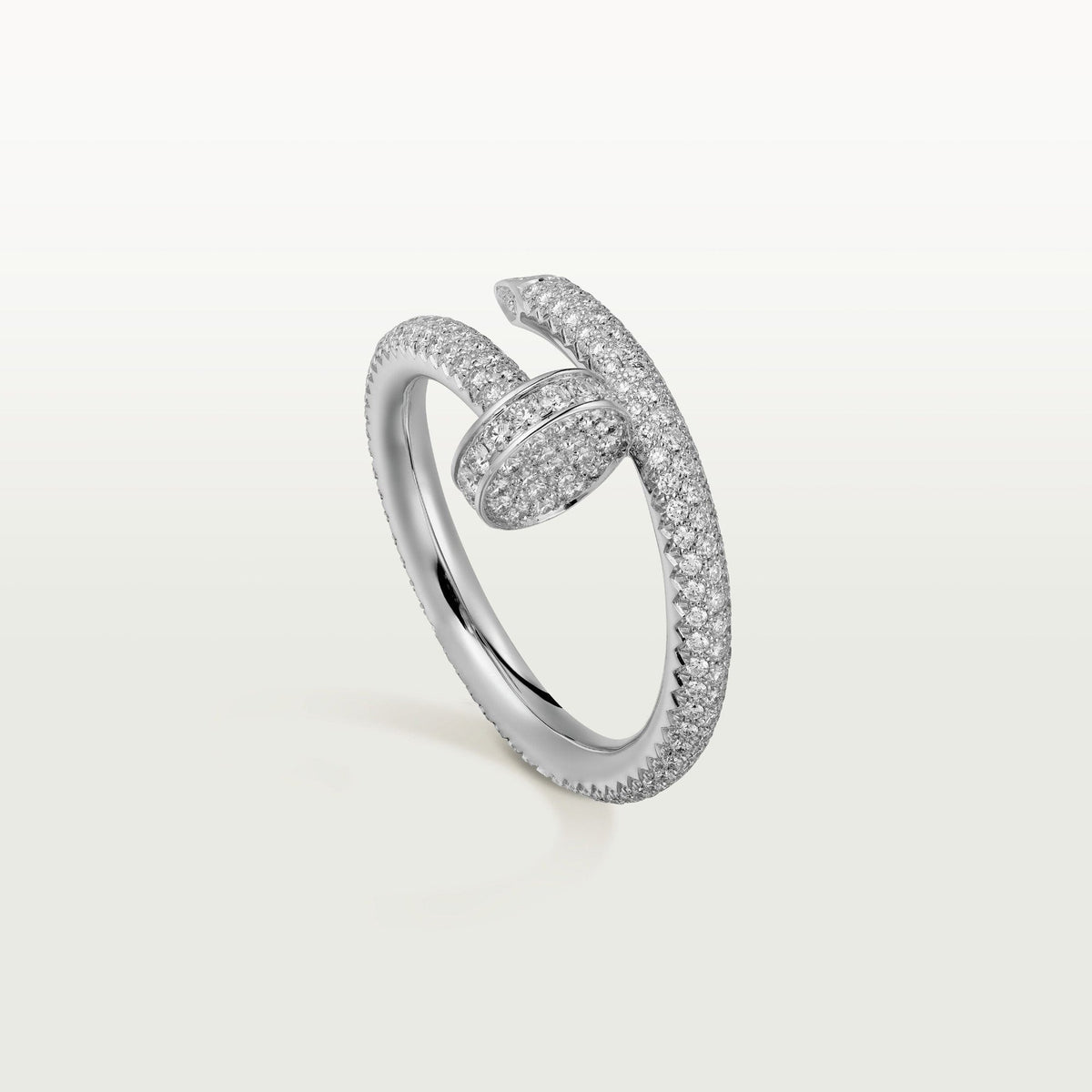 18K Gold Diamond Juste un Clou Ring