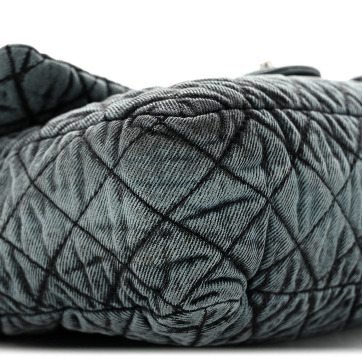 Chanel Denim Quilted Denimpression Flap Blue Black 1982470