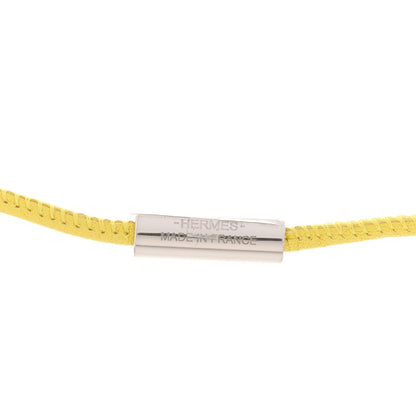 Hermes Swift Monpetit Small Kelly Pendant Necklace Nata Lime