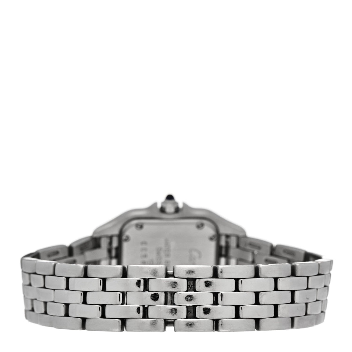 Cartier Stainless Steel 22mm Panthere Quartz Watch Ivory