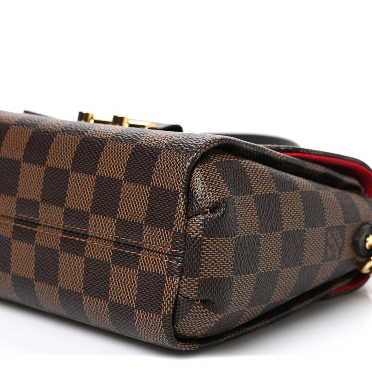 Louis Vuitton Damier Ebene Croisette Bag Brown